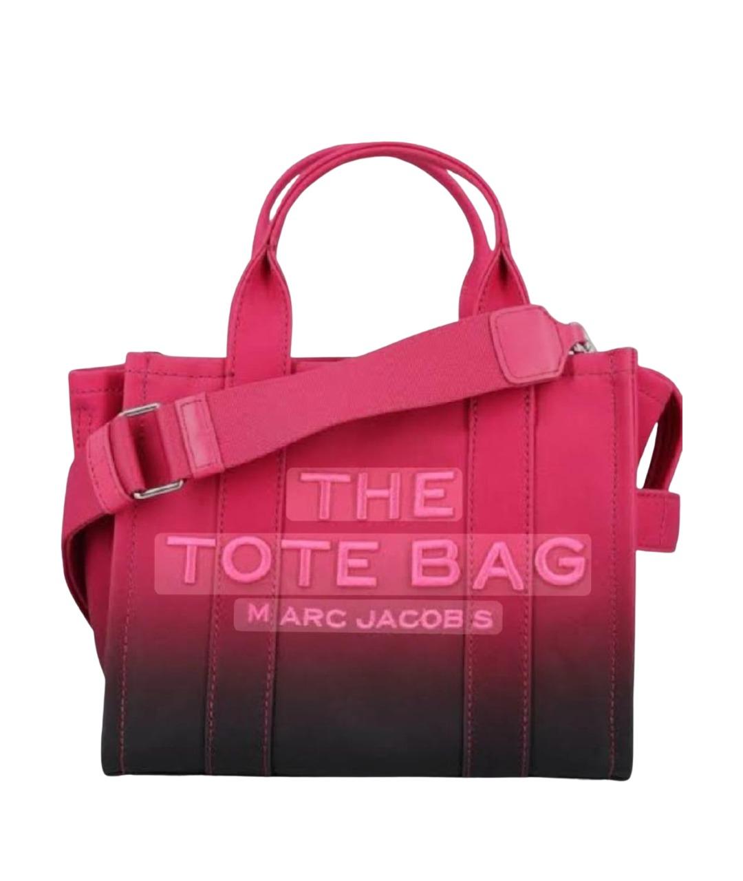 MARC JACOBS Фуксия хлопковая сумка тоут, фото 1