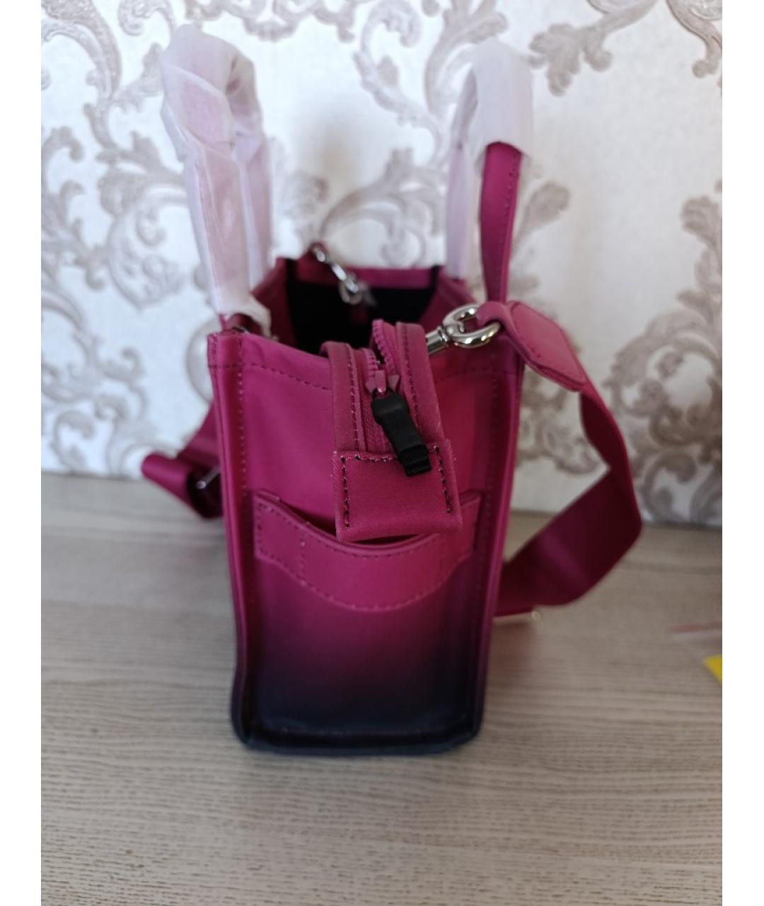 MARC JACOBS Фуксия хлопковая сумка тоут, фото 2