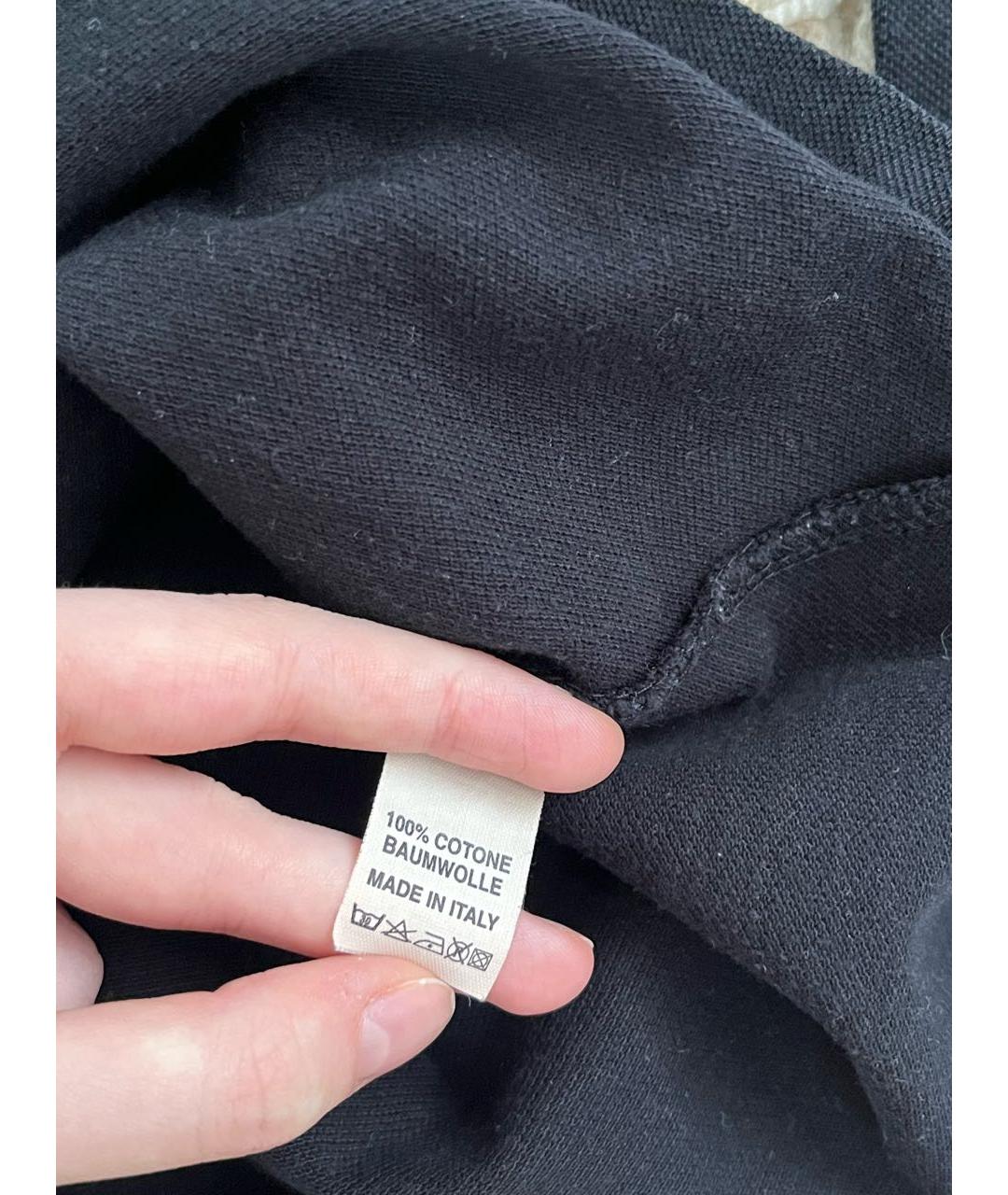 BLUMARINE Черная хлопковая водолазка, фото 3