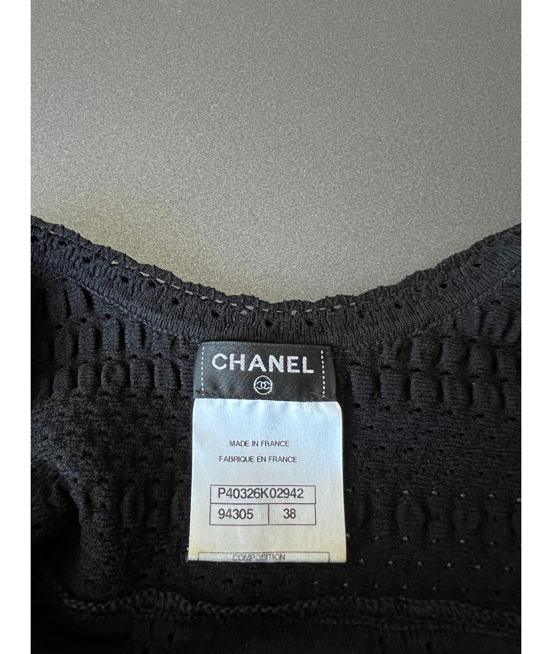 CHANEL Черный сарафан, фото 3