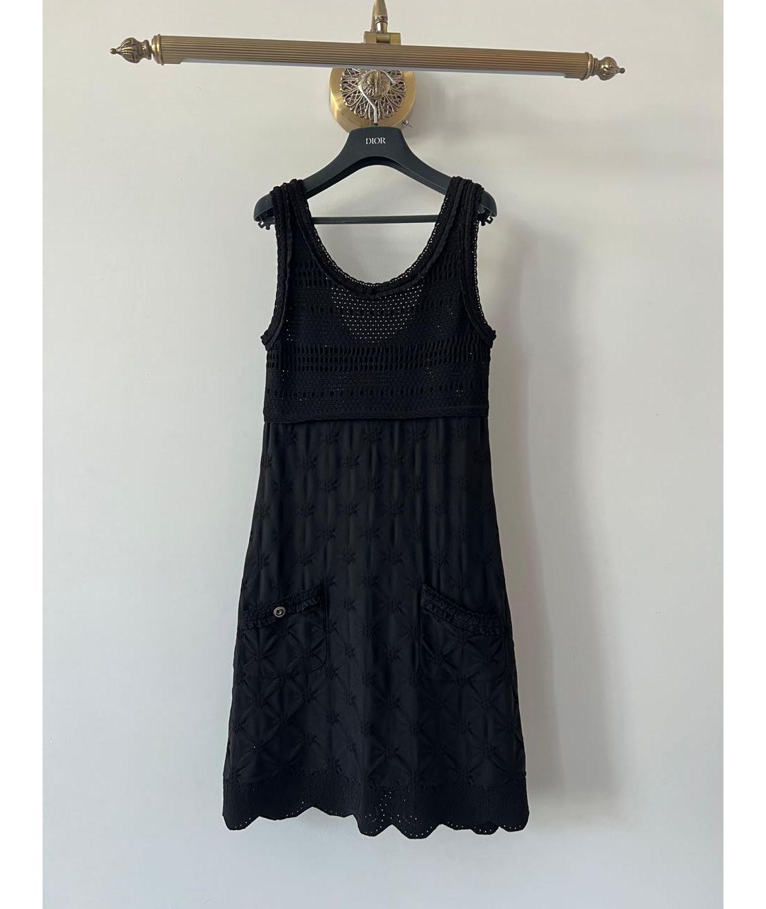 CHANEL Черный сарафан, фото 8