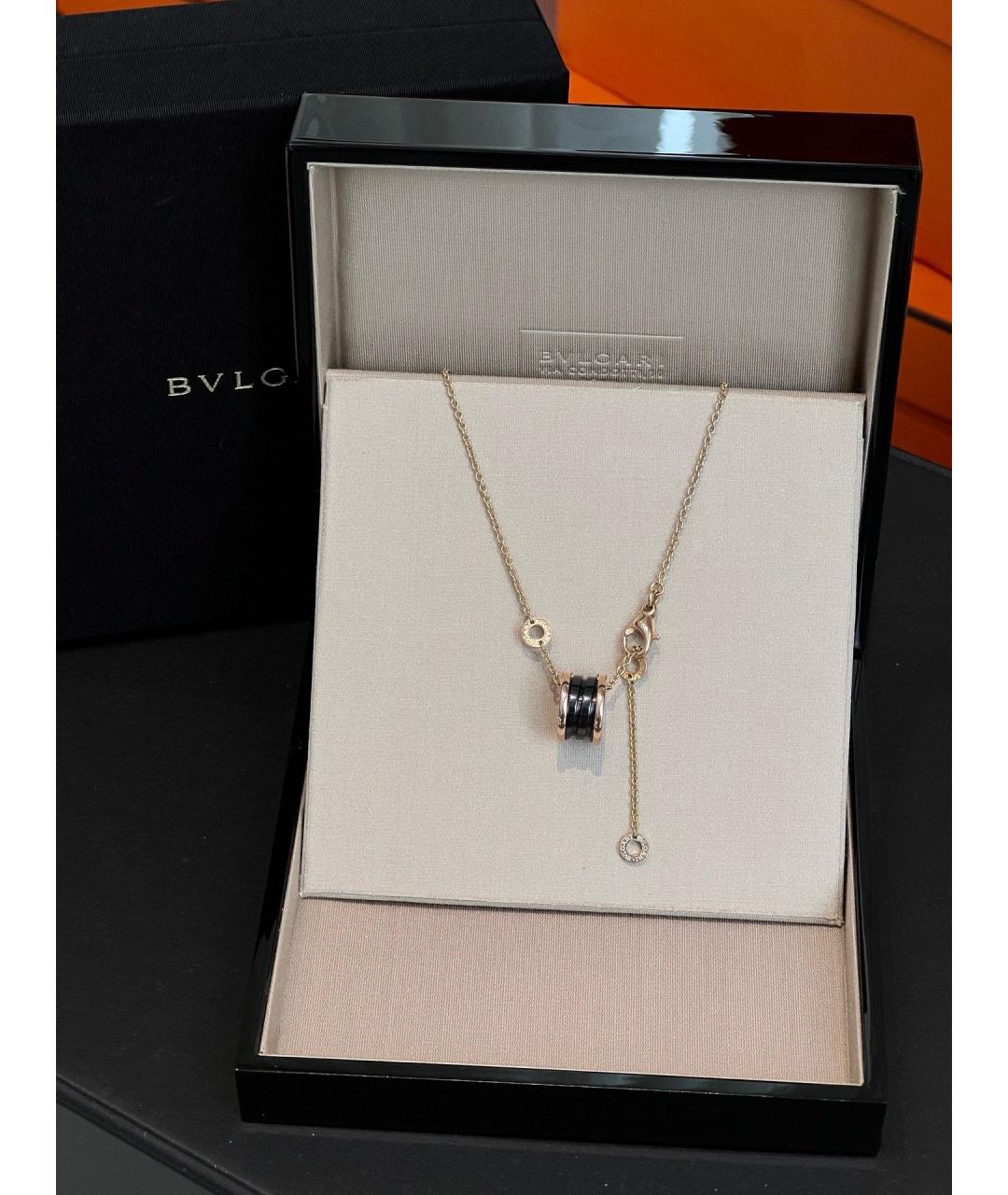 BVLGARI Золотое колье из розового золота, фото 6