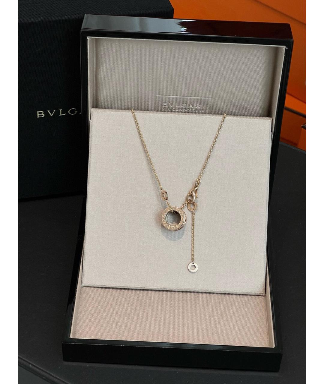 BVLGARI Золотое колье из розового золота, фото 2