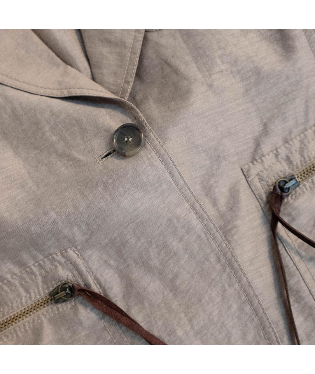 BARBARA BUI Бежевый льняной жакет/пиджак, фото 4