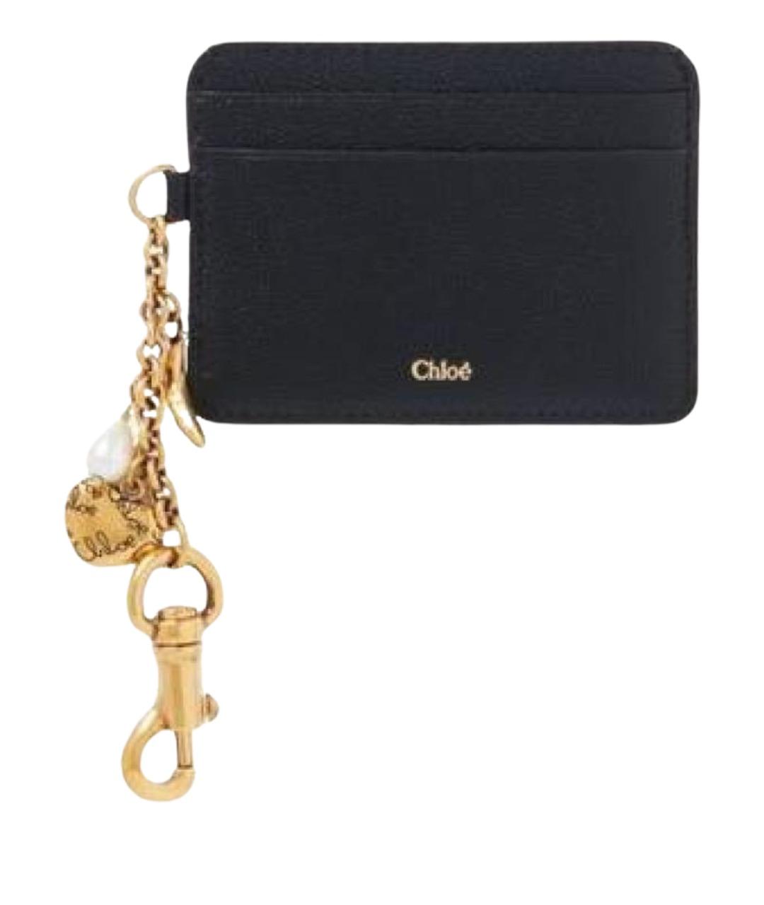 CHLOE Черный кожаный кардхолдер, фото 1