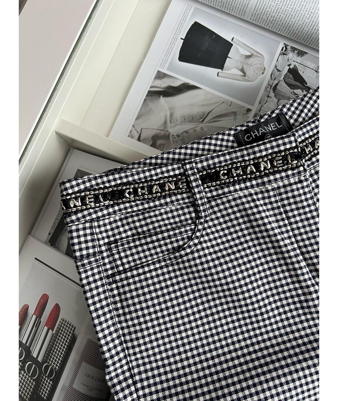 CHANEL Серые прямые брюки, фото 7