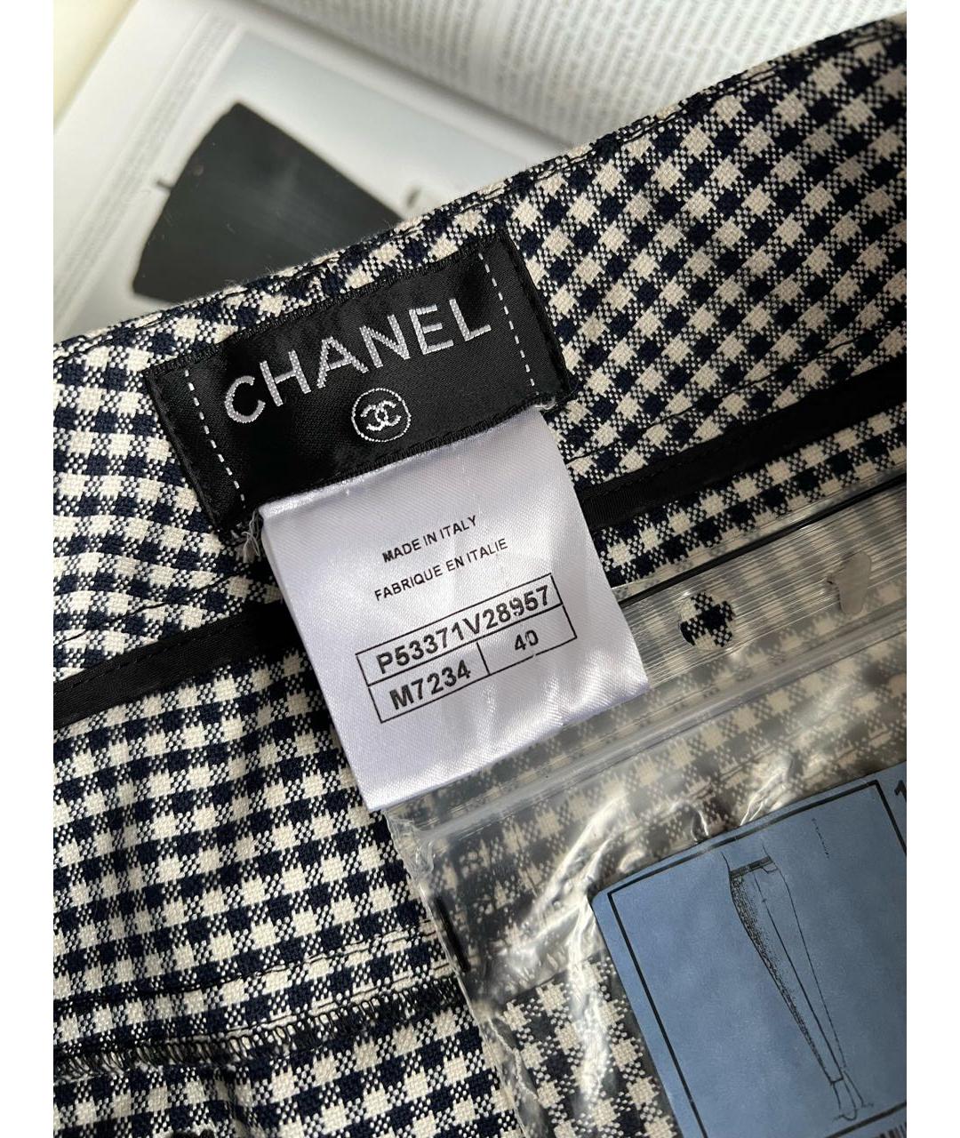 CHANEL Серые прямые брюки, фото 3