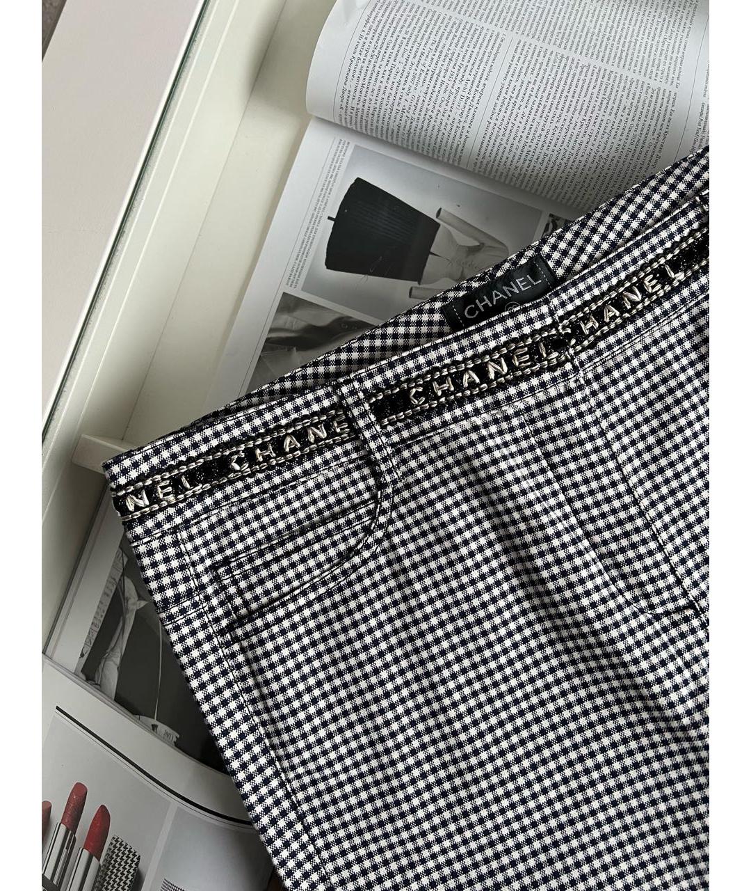 CHANEL Серые прямые брюки, фото 4