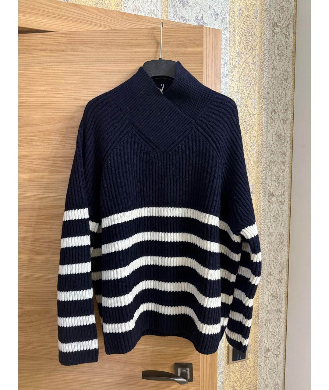 COS Темно-синий шерстяной джемпер / свитер, фото 6