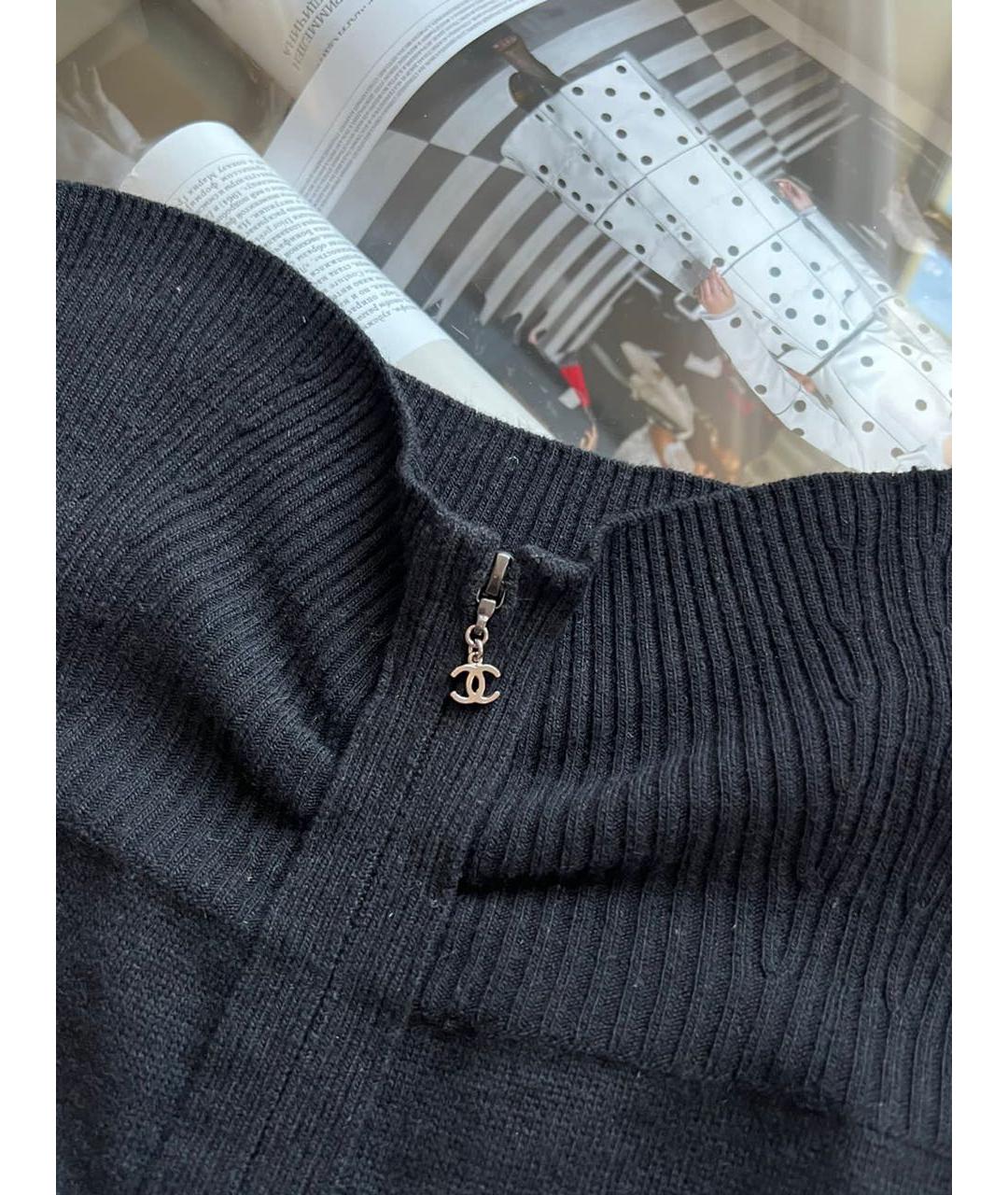 CHANEL Черная юбка миди, фото 7