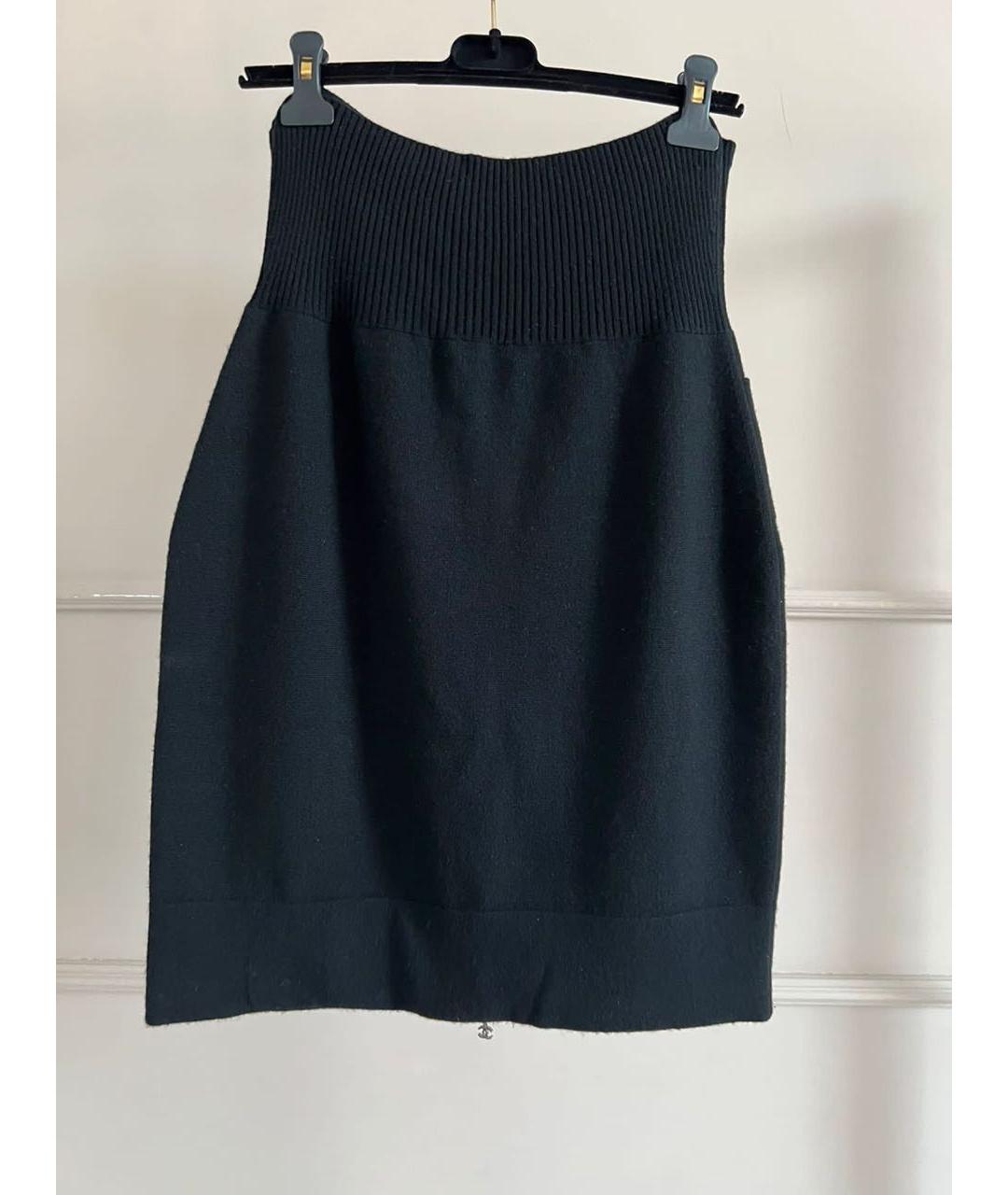 CHANEL Черная юбка миди, фото 9