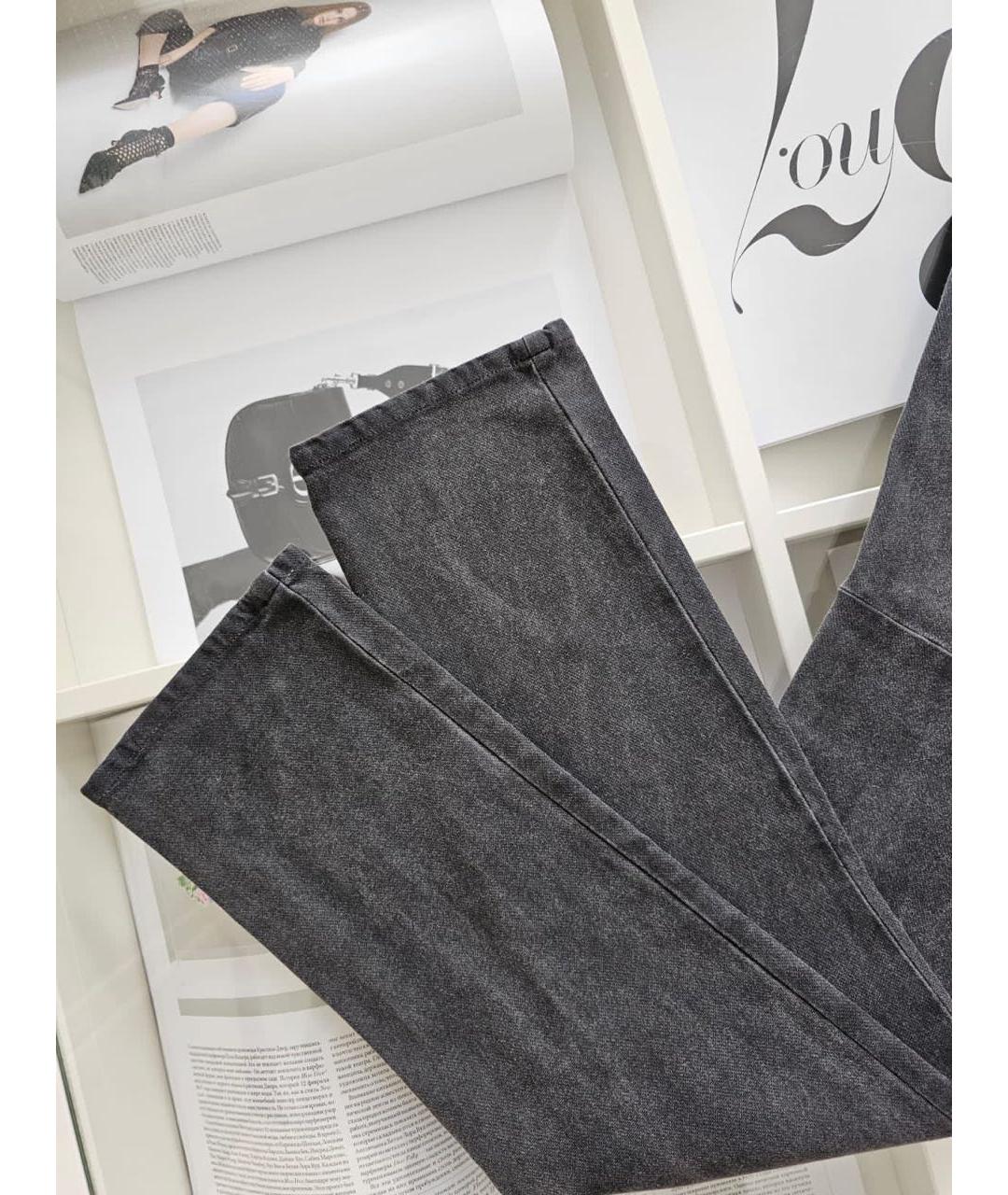 CHANEL Серые прямые джинсы, фото 6
