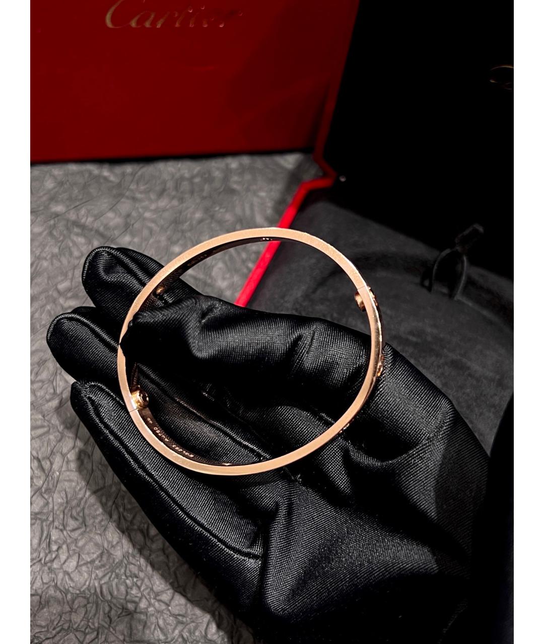 CARTIER Золотой браслет из розового золота, фото 6