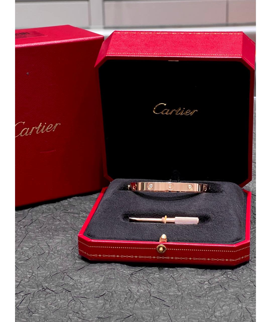 CARTIER Золотой браслет из розового золота, фото 3