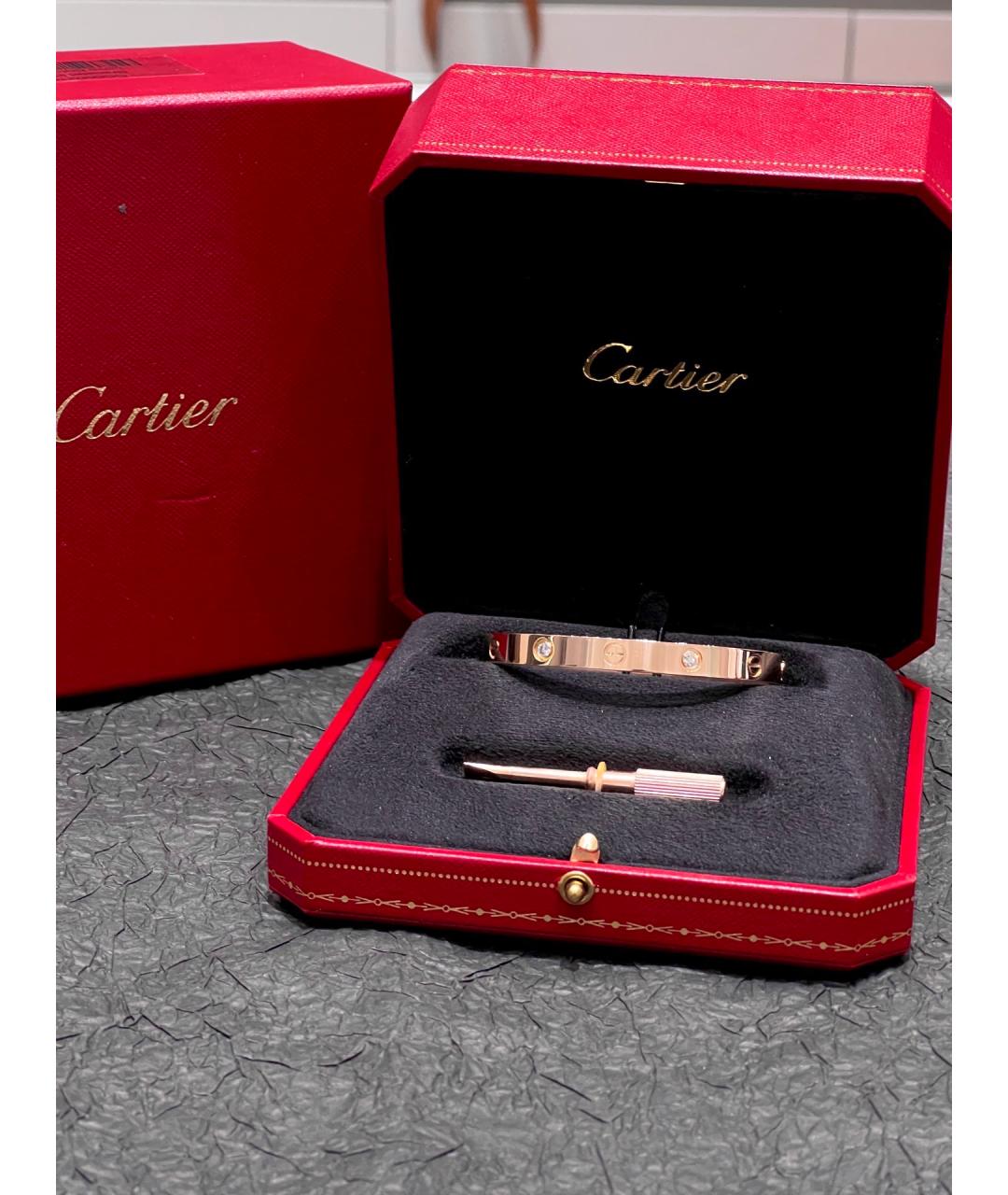 CARTIER Золотой браслет из розового золота, фото 2