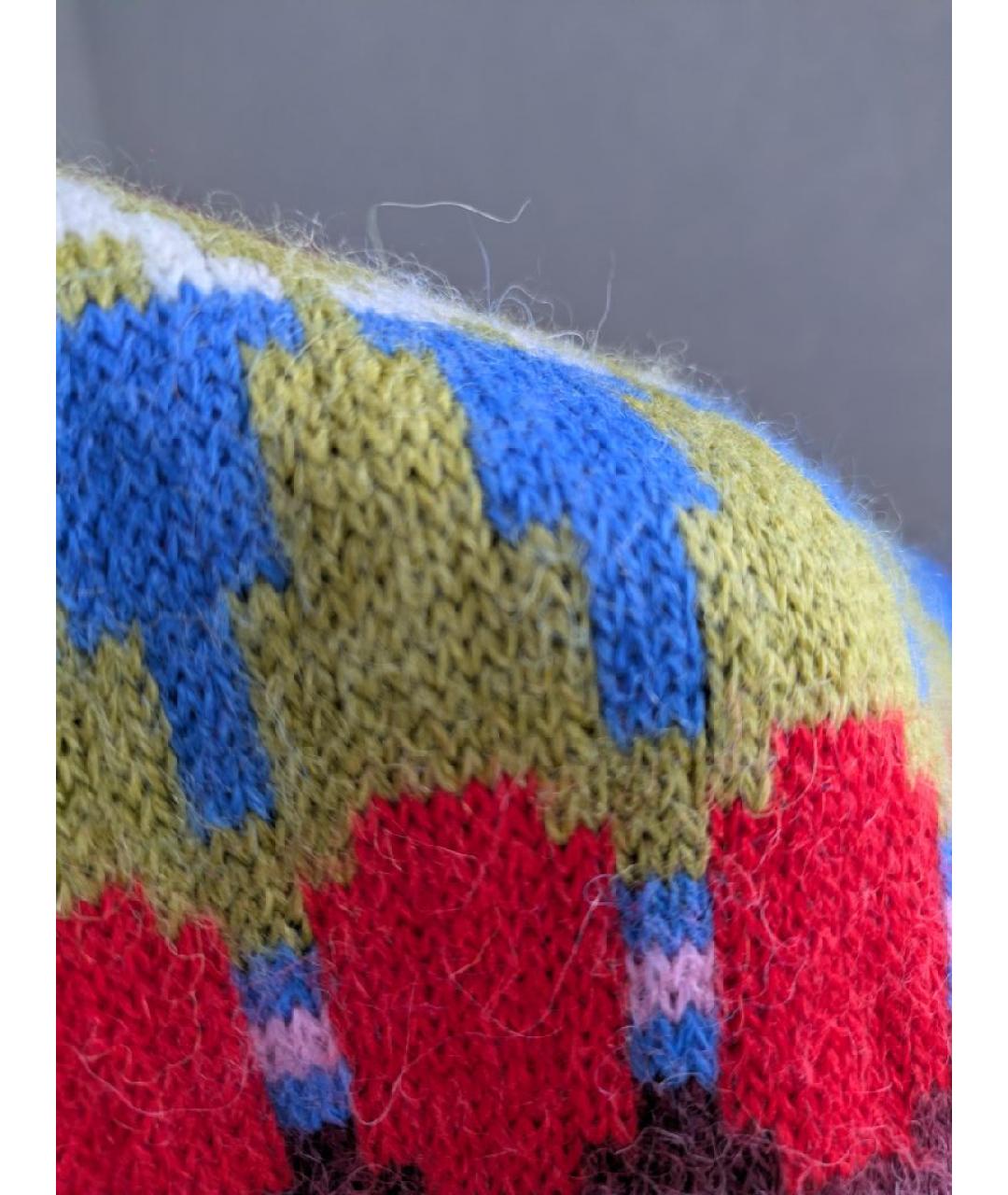 WEEKEND MAX MARA Мульти шерстяная жилетка, фото 6