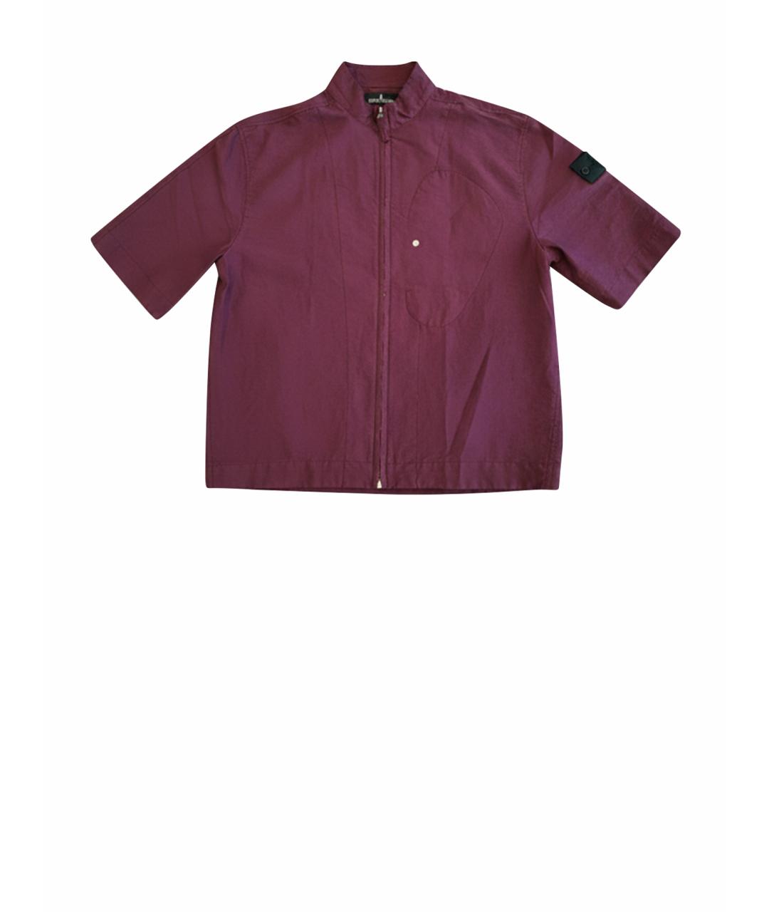 STONE ISLAND SHADOW PROJECT Бордовая футболка, фото 1