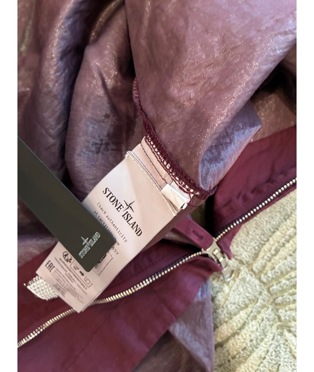 STONE ISLAND SHADOW PROJECT Бордовая футболка, фото 5