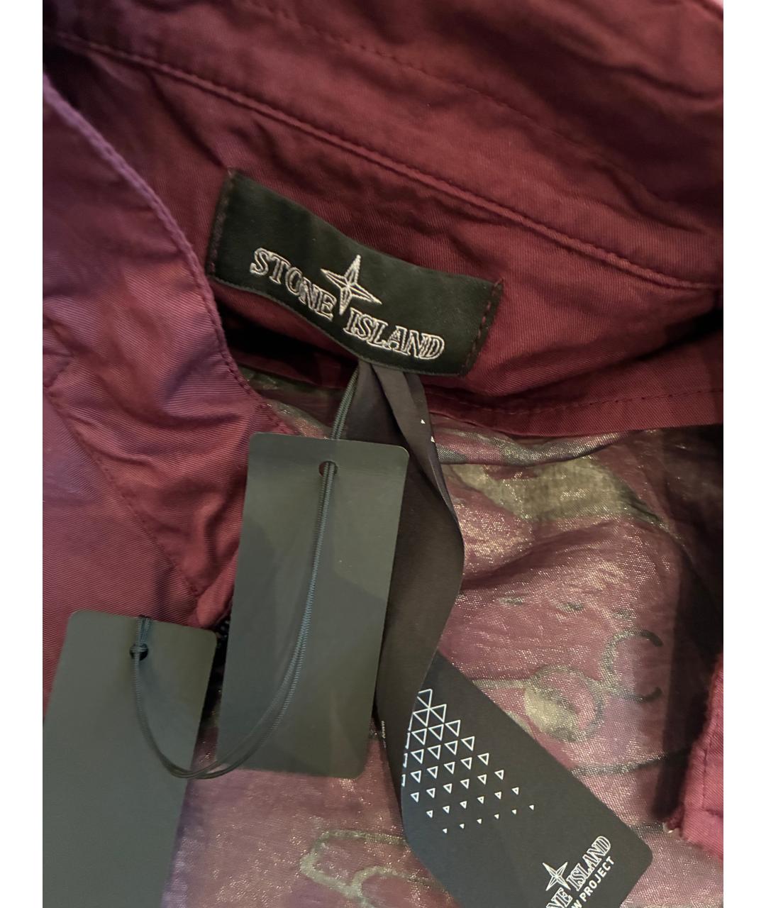 STONE ISLAND SHADOW PROJECT Бордовая футболка, фото 6