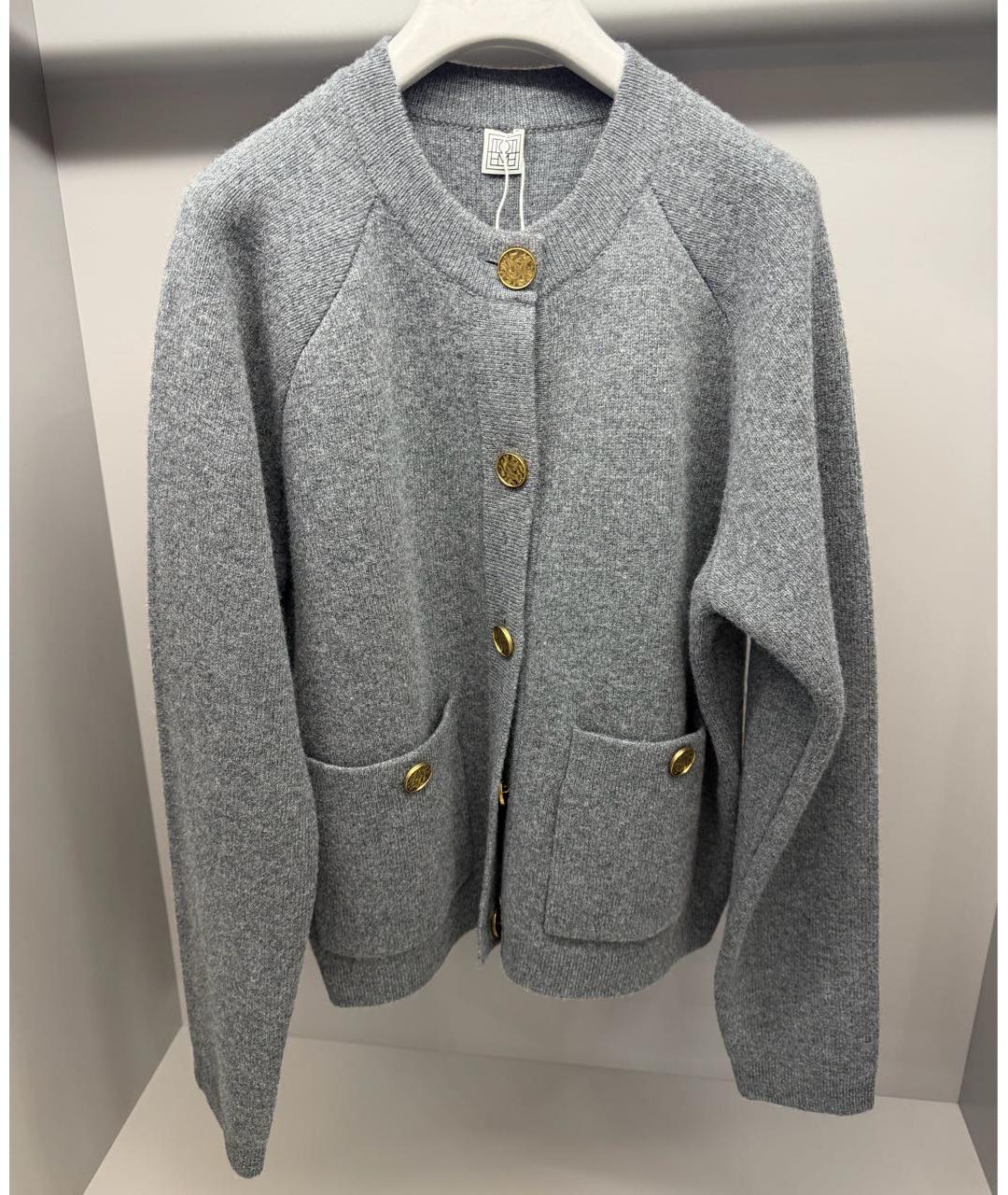 TOTEME Серый кардиган, фото 7