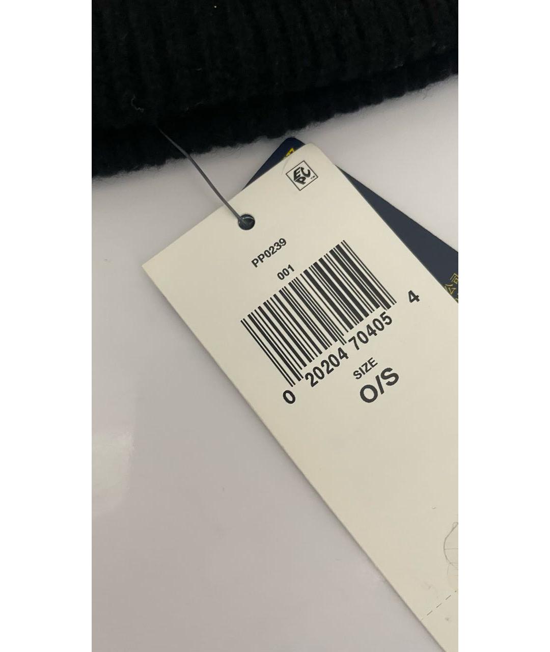 POLO RALPH LAUREN Черная шерстяная шапка, фото 5