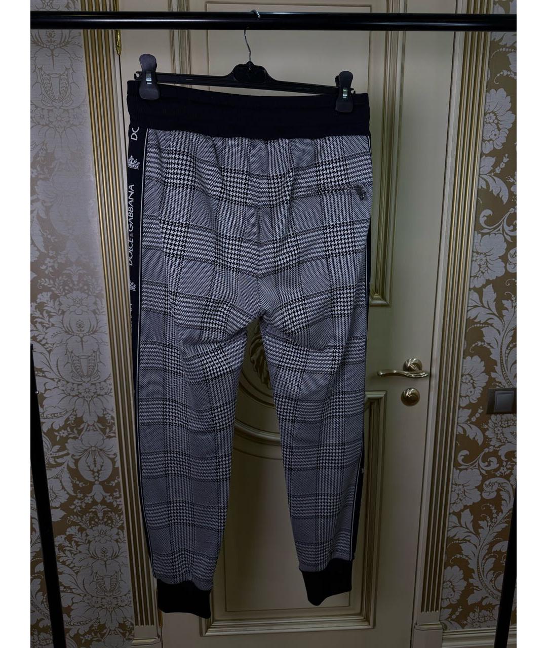 DOLCE&GABBANA Серые повседневные брюки, фото 2