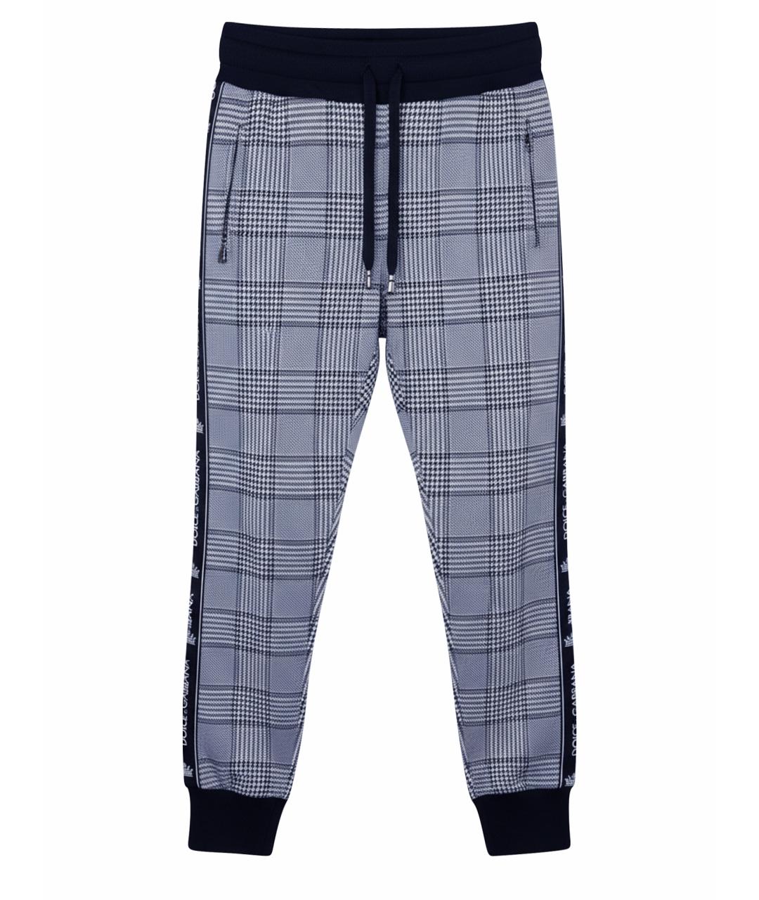 DOLCE&GABBANA Серые повседневные брюки, фото 1