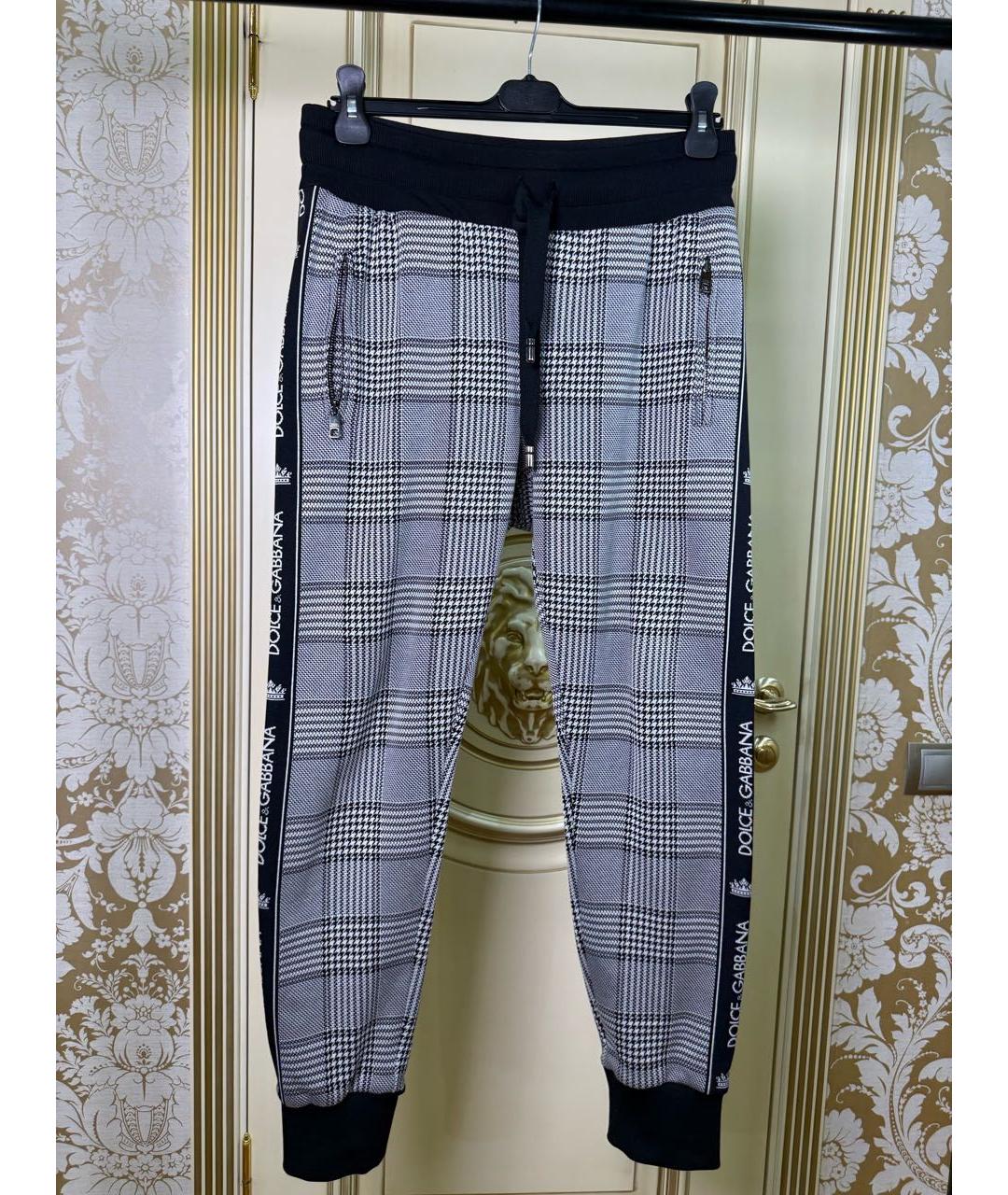 DOLCE&GABBANA Серые повседневные брюки, фото 5