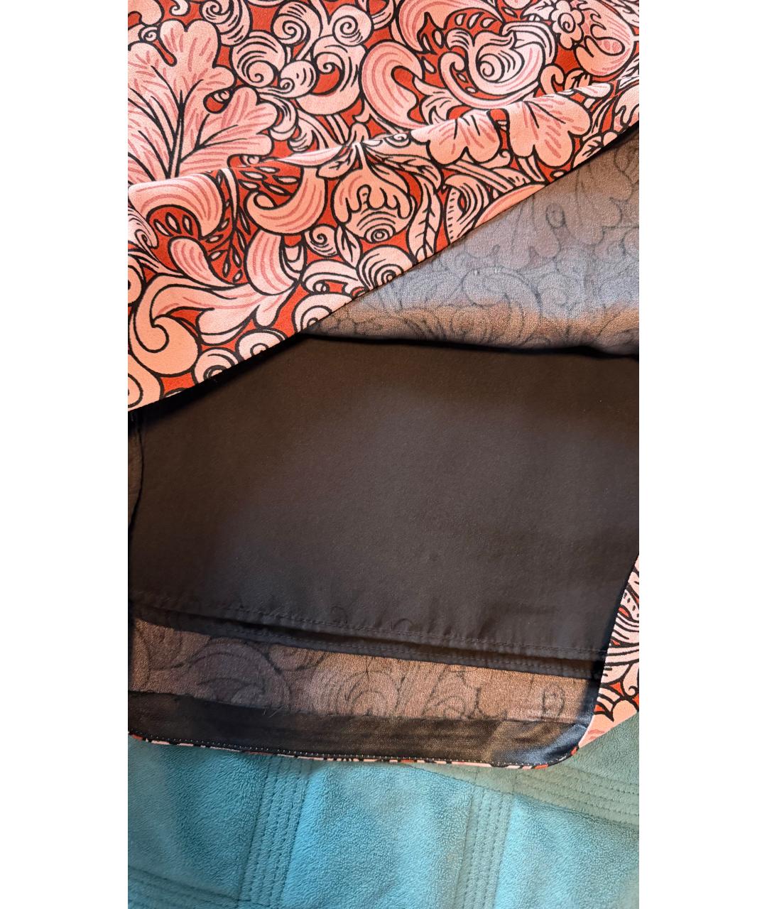 MIU MIU Шелковая юбка мини, фото 4