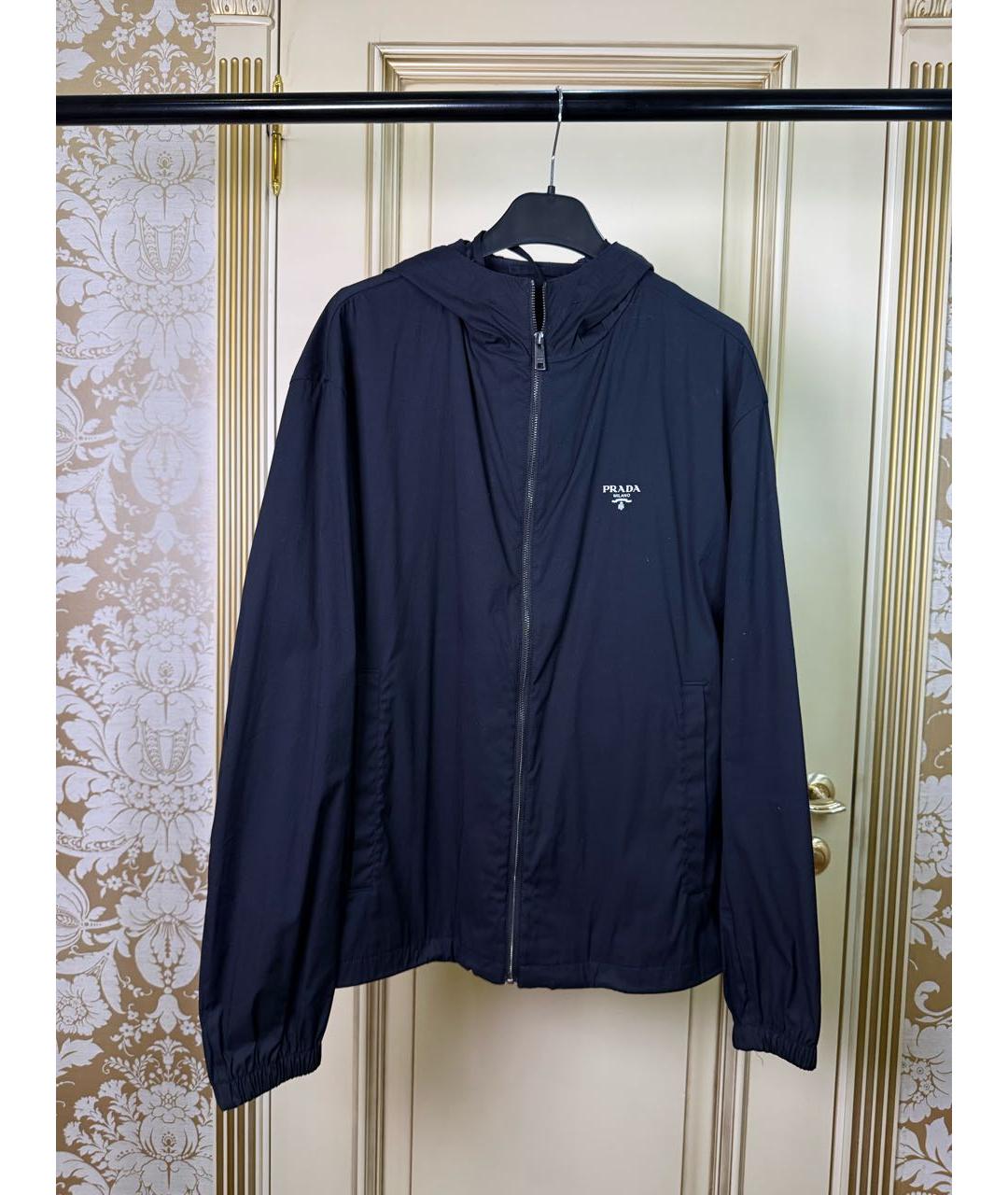 PRADA Темно-синяя куртка, фото 5