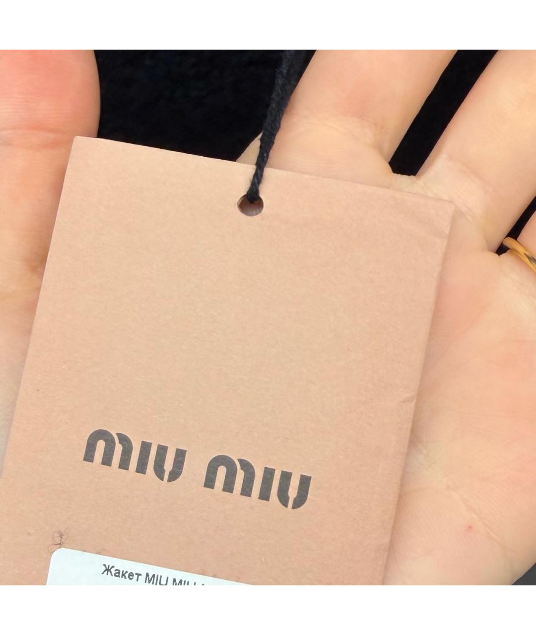 MIU MIU Черный жакет/пиджак, фото 5