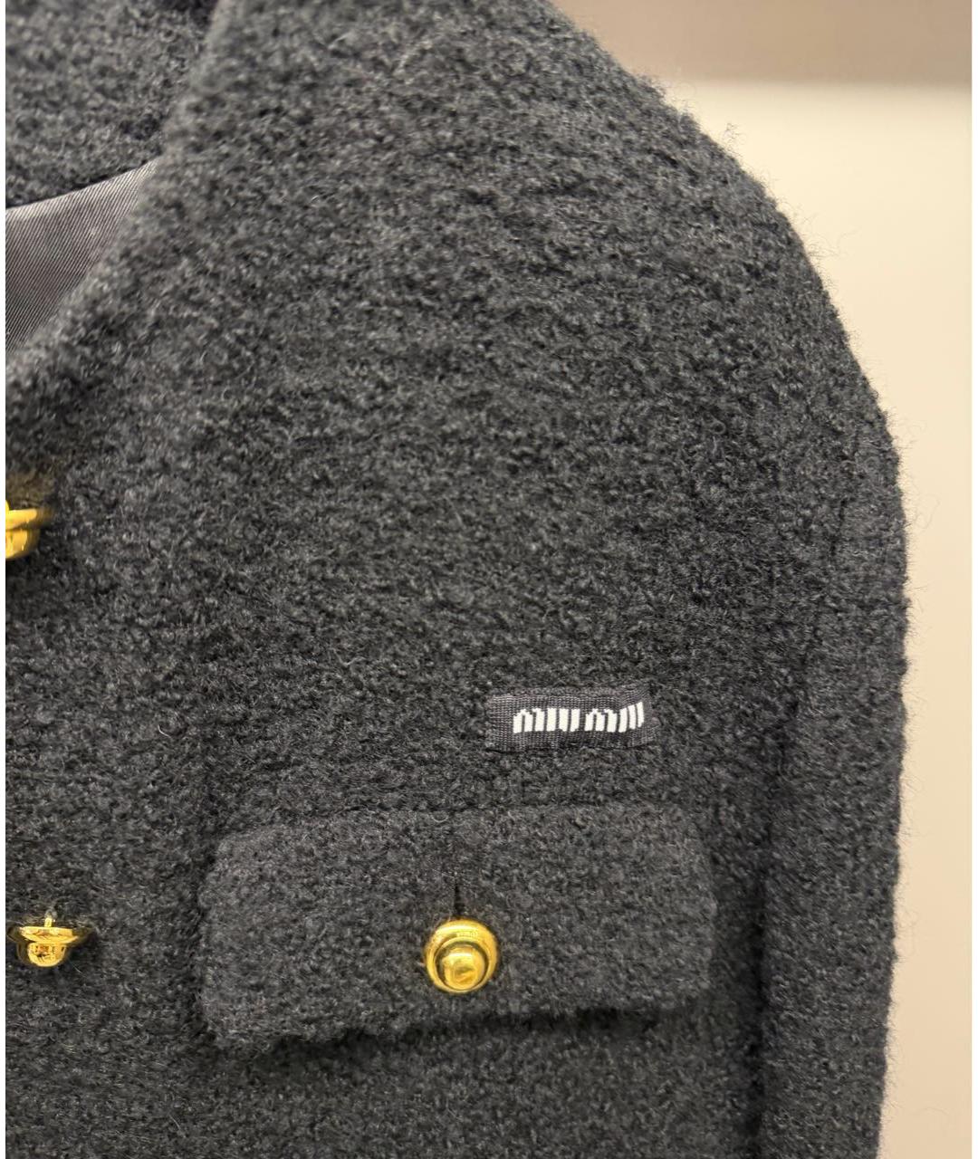 MIU MIU Черный жакет/пиджак, фото 2