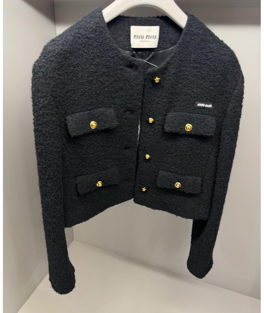 MIU MIU Черный жакет/пиджак, фото 6