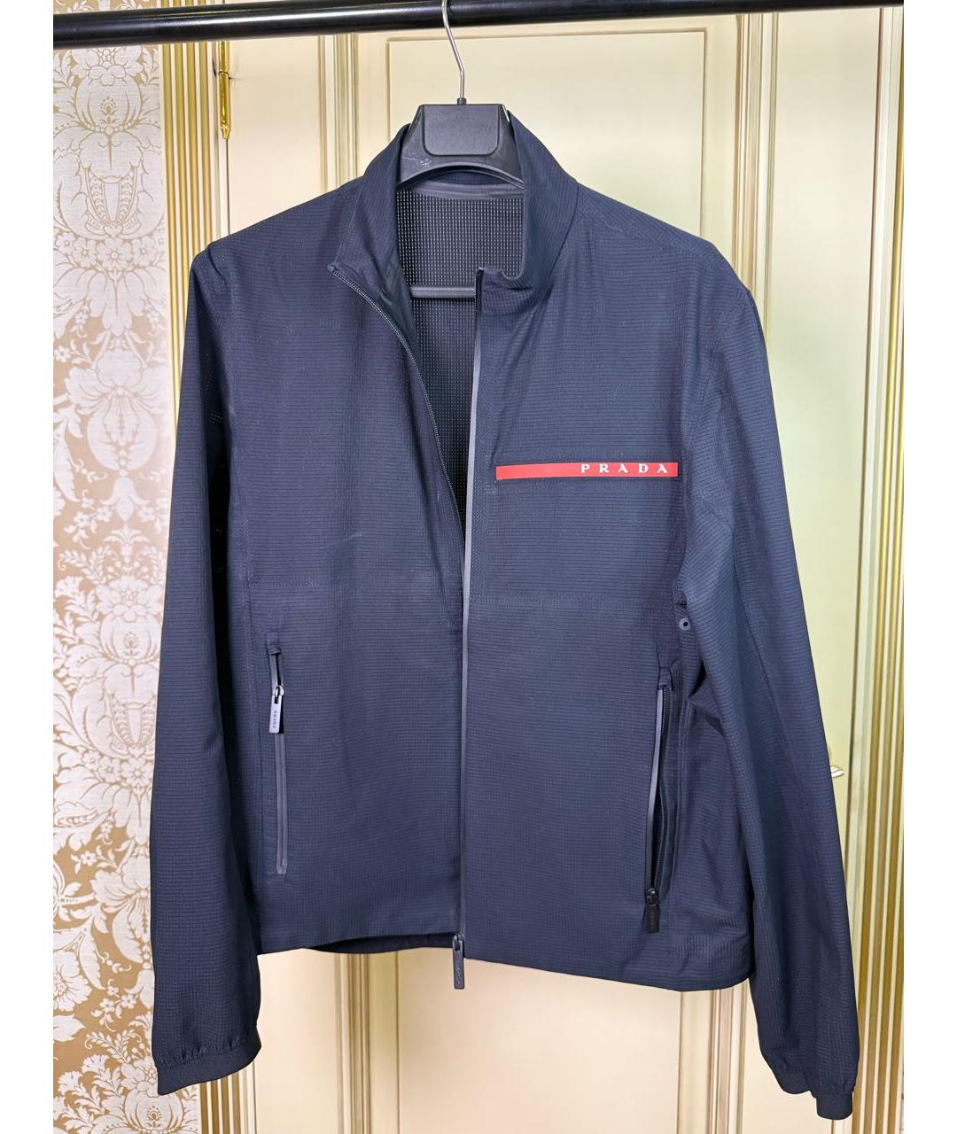 PRADA Темно-синяя куртка, фото 5