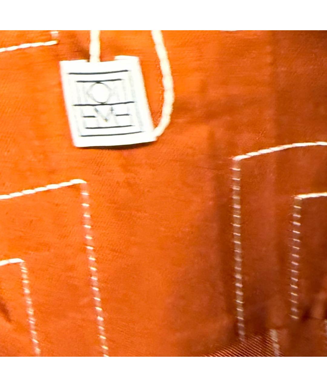 TOTEME Оранжевый шелковый костюм с брюками, фото 5