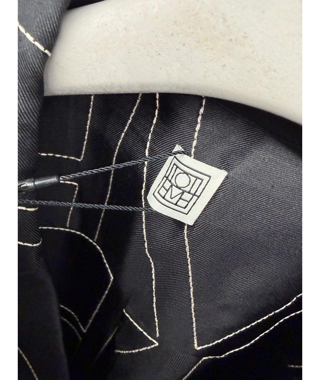 TOTEME Черный шелковый костюм с брюками, фото 3