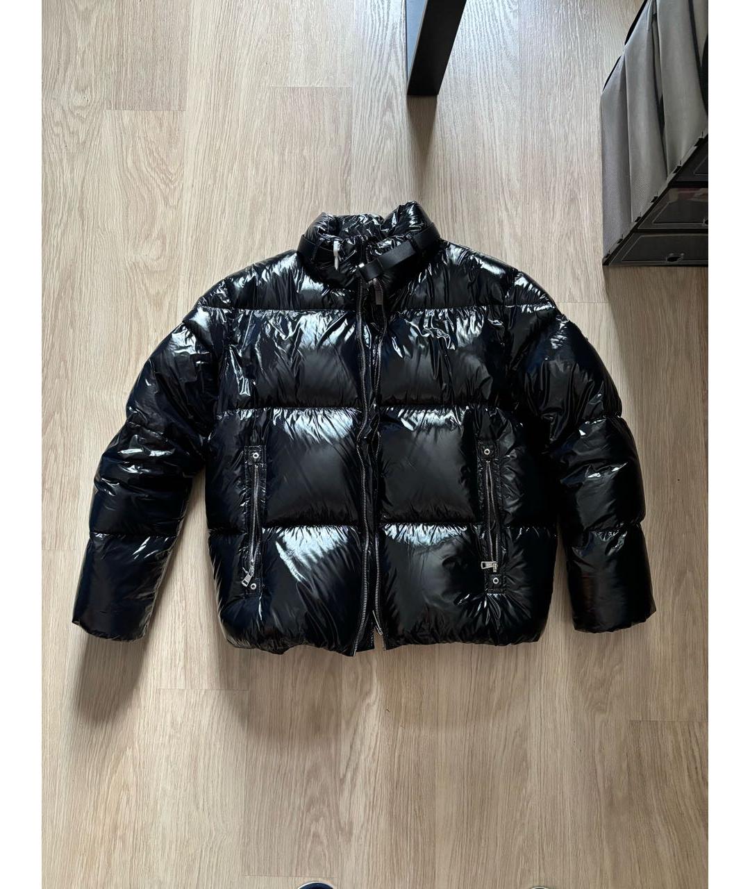 MONCLER Черный пуховик, фото 9