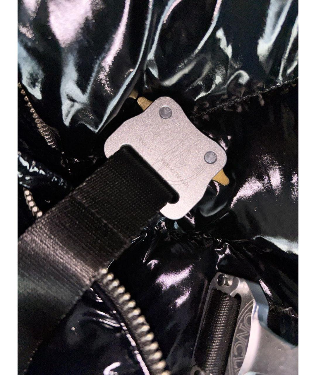 MONCLER Черный пуховик, фото 4