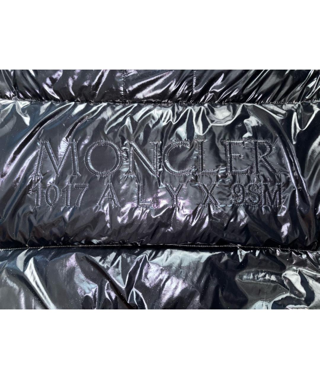 MONCLER Черный пуховик, фото 3