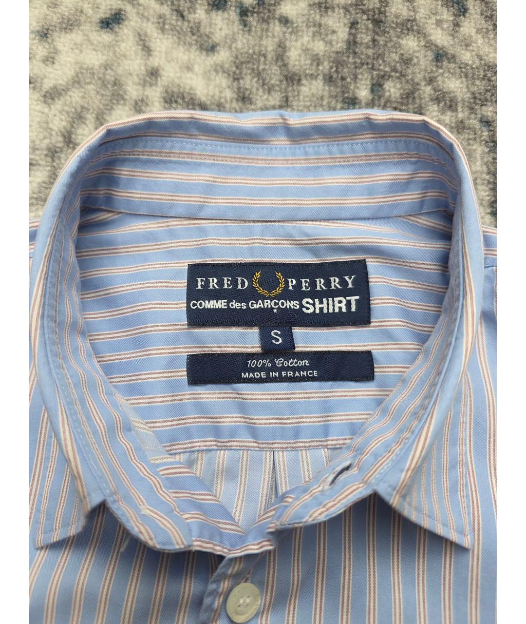 COMME DES GARÇONS SHIRT Голубая хлопковая классическая рубашка, фото 2