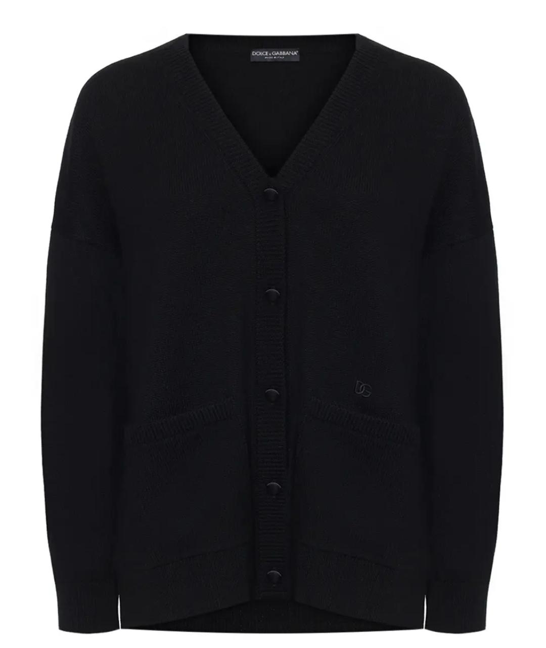 DOLCE&GABBANA Черный кардиган, фото 1