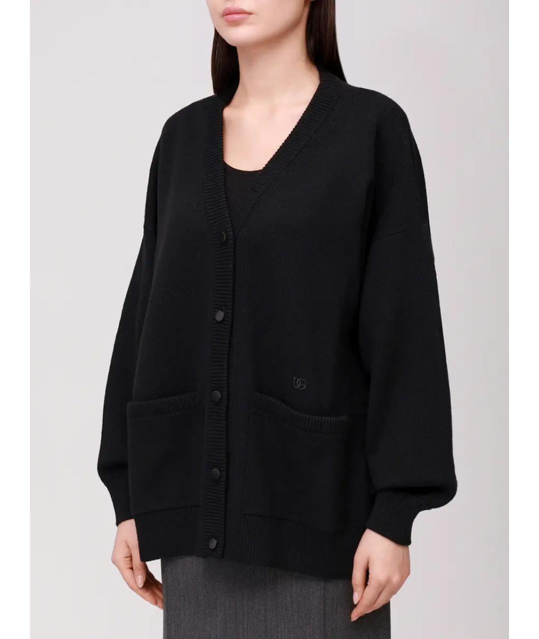 DOLCE&GABBANA Черный кардиган, фото 4