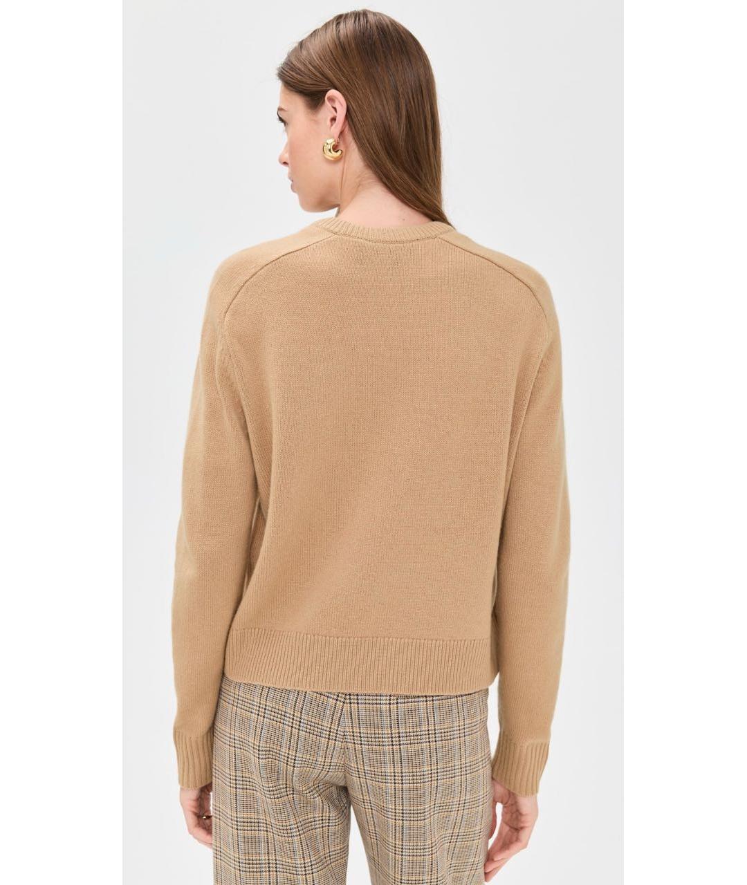 THEORY Коричневый кашемировый джемпер / свитер, фото 8