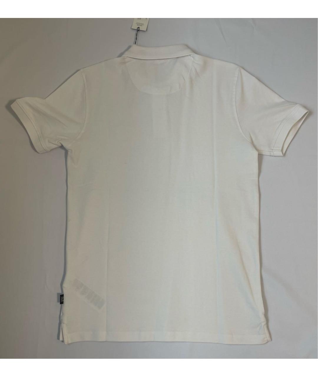 ICEBERG Белое хлопковое поло с коротким рукавом, фото 2