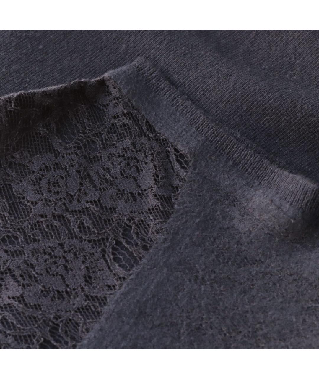 ESCADA Темно-синее шерстяное повседневное платье, фото 6