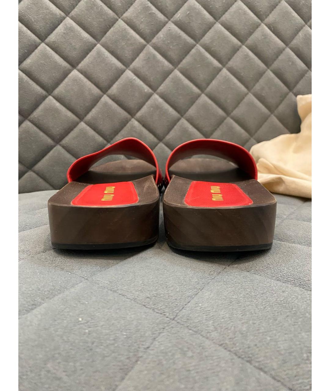 MIU MIU Мульти шлепанцы, фото 3