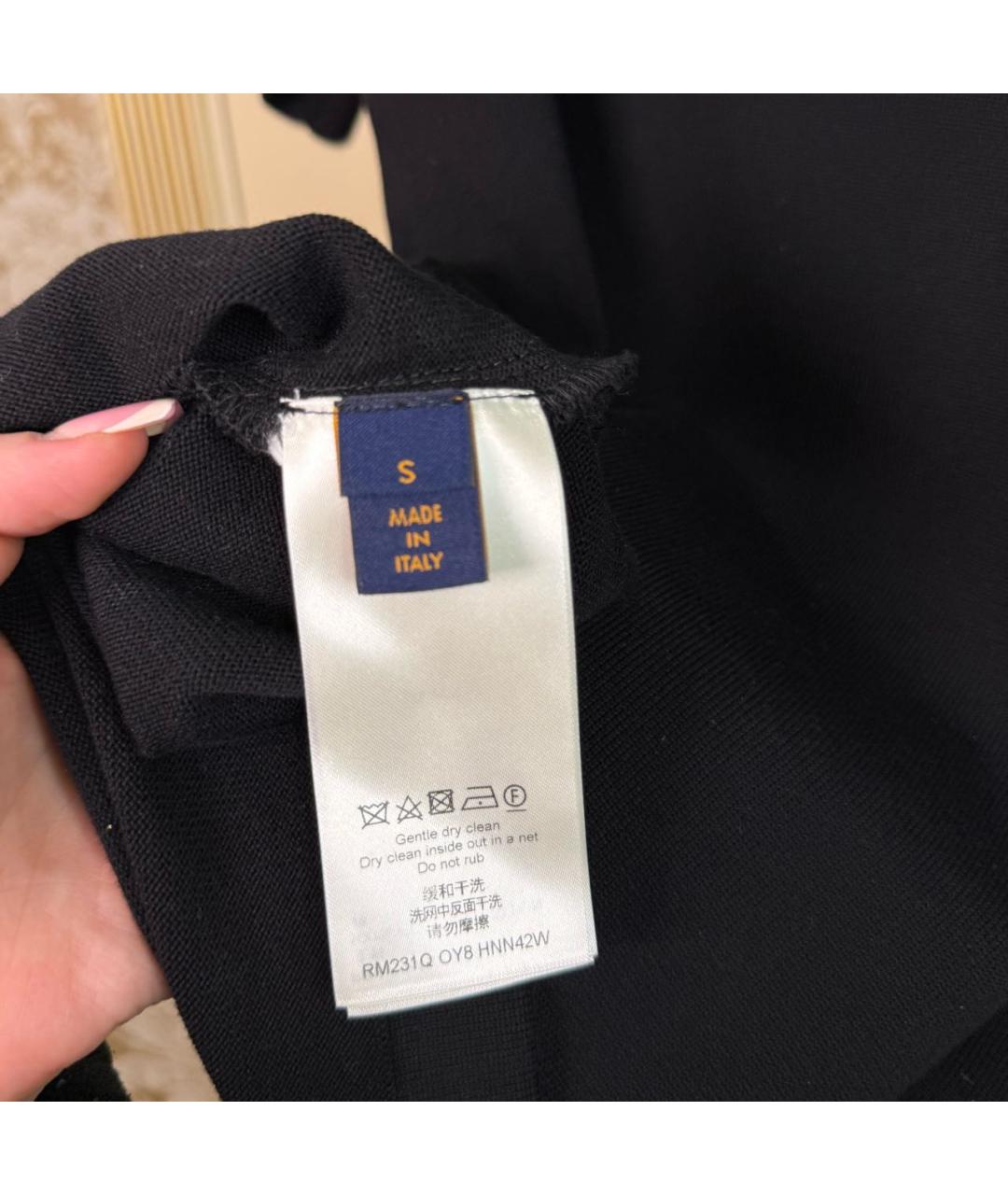 LOUIS VUITTON Черная футболка, фото 5