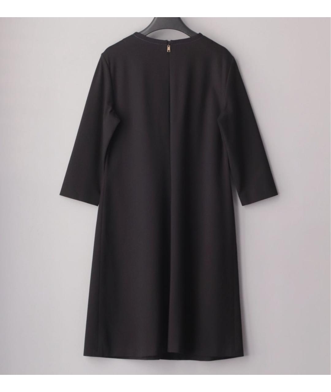 ESCADA Черное вискозное повседневное платье, фото 2