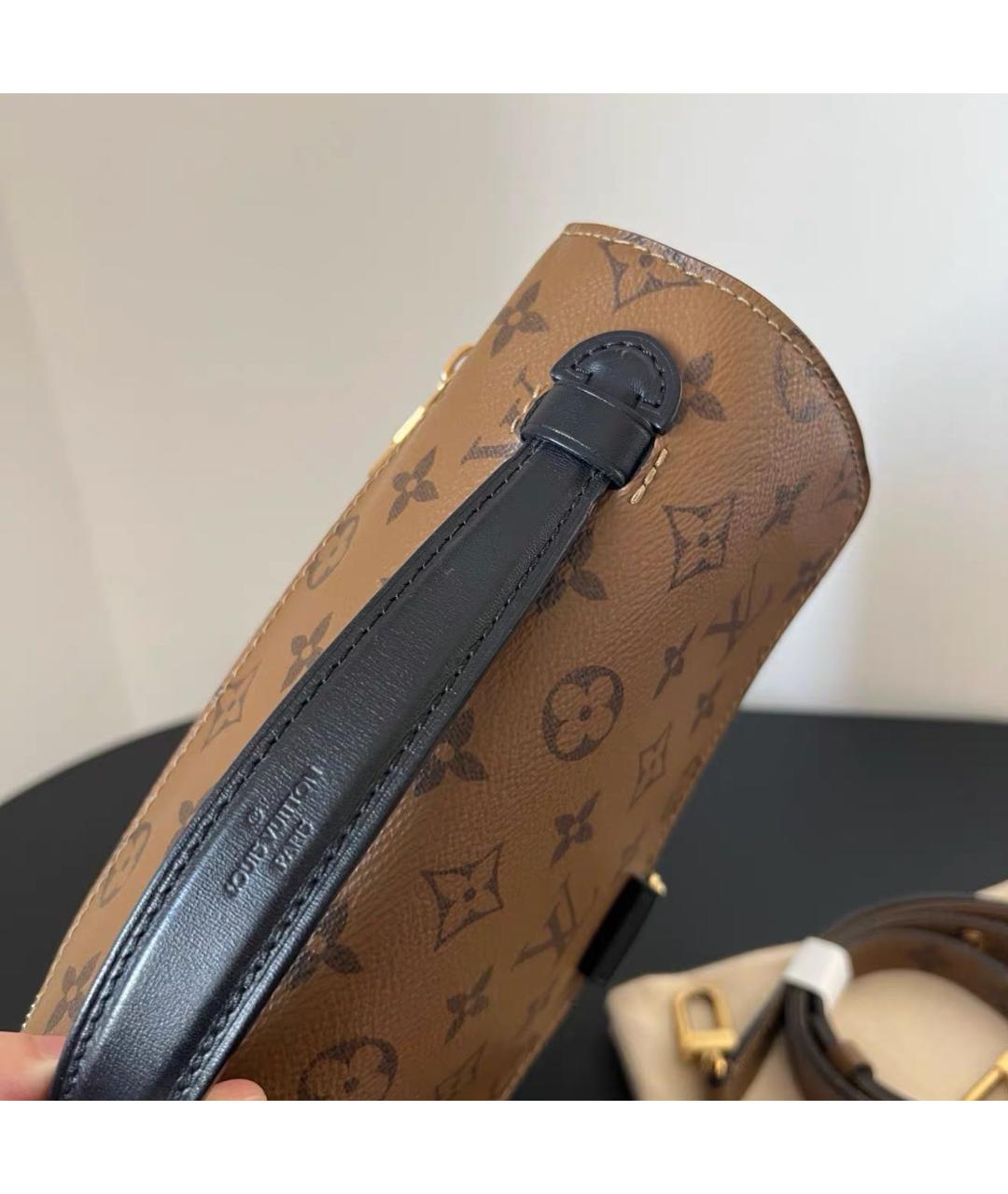 LOUIS VUITTON Коричневая сумка через плечо, фото 4