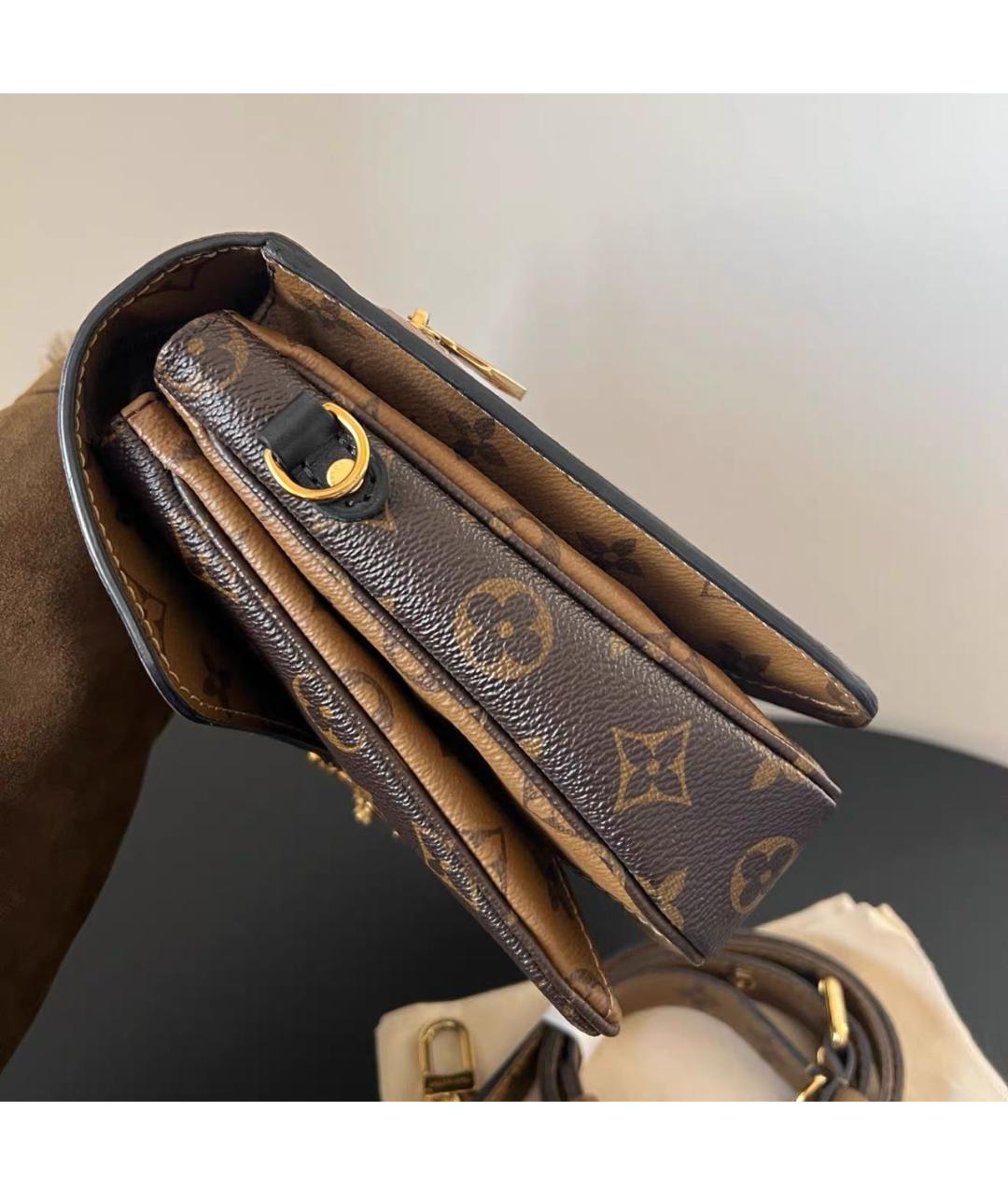 LOUIS VUITTON Коричневая сумка через плечо, фото 5